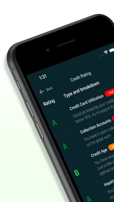 Up Credit - Personal Finance Screenshot