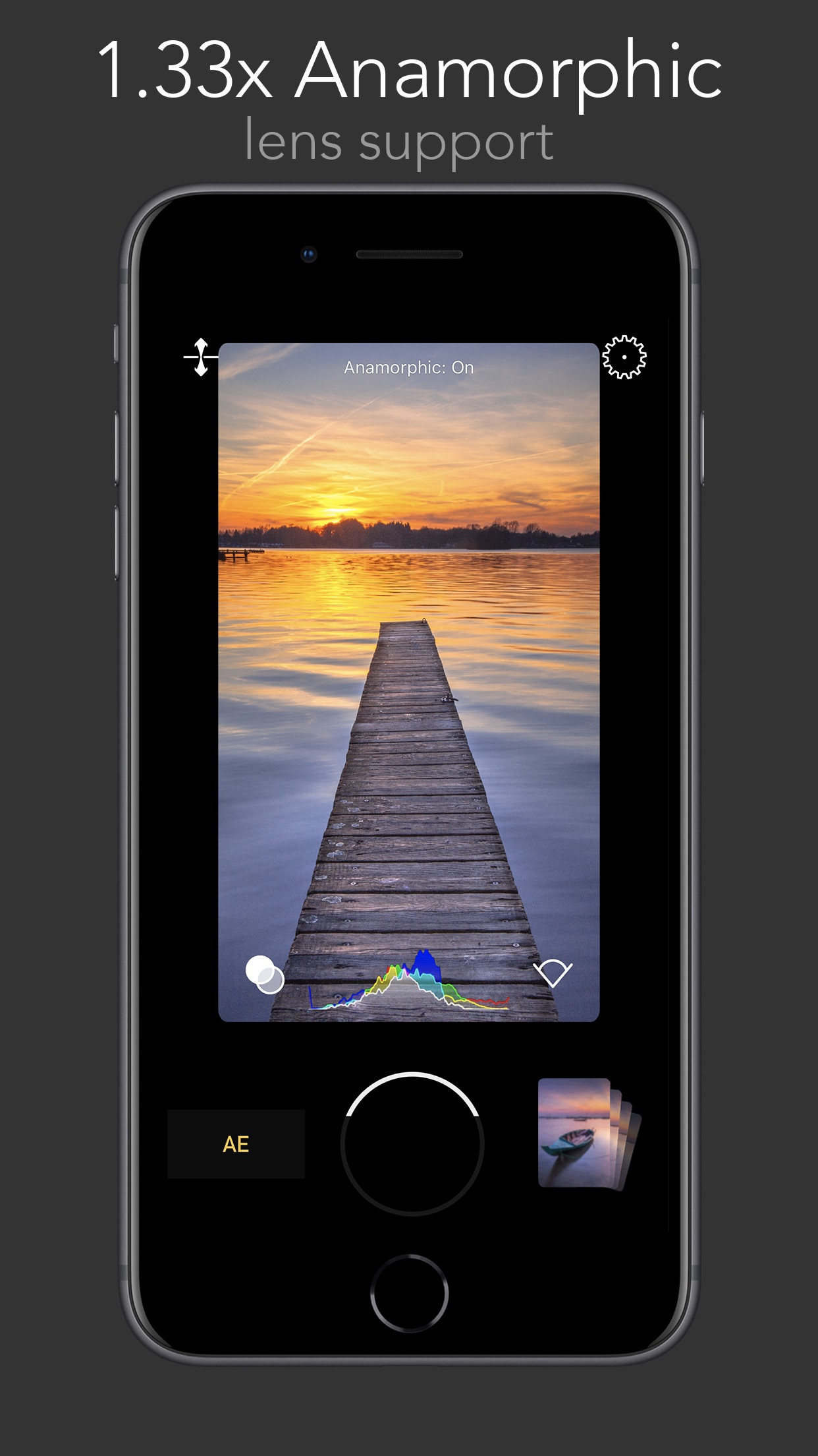 Screenshot do app Filmic Firstlight: App de foto