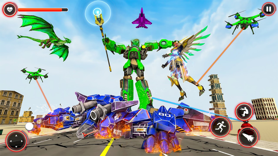#4. Real Dolphin Robot Transformer (iOS) Podle: Haroon Younas