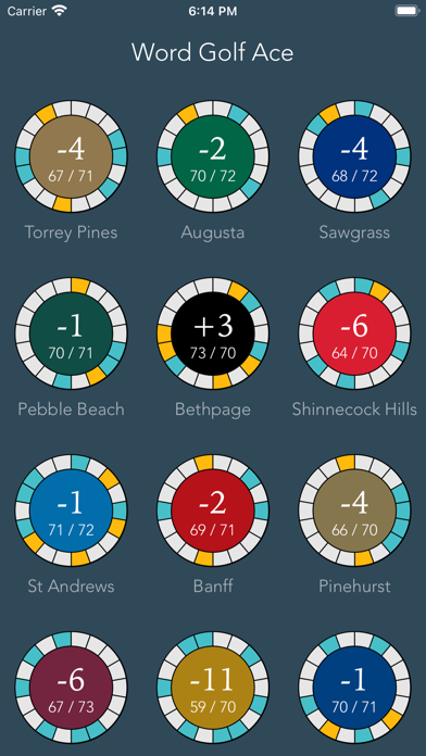 Word Golf Ace Screenshot