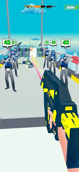 Game screenshot Gun Run 3D! apk