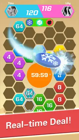Game screenshot 2048 Hexa Puzzle - Merge Block apk
