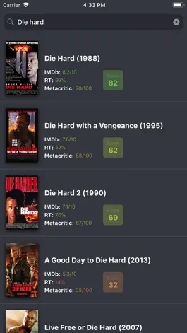 Game screenshot Movie Ratings hack