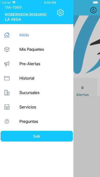 Via Courier Screenshot