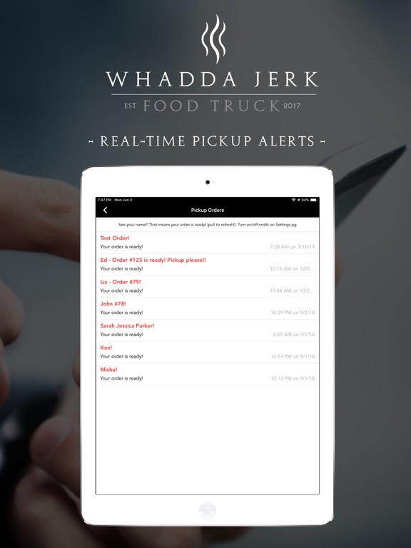 Whadda Jerk iPad screenshot 6 - Food & Drink app