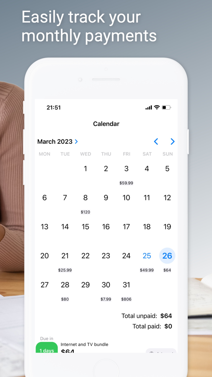 Bill Organizer and Tracker