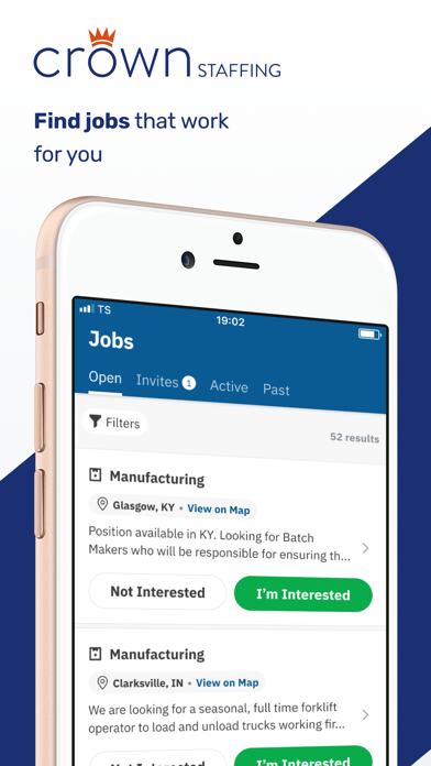 Crown Staffing Screenshot