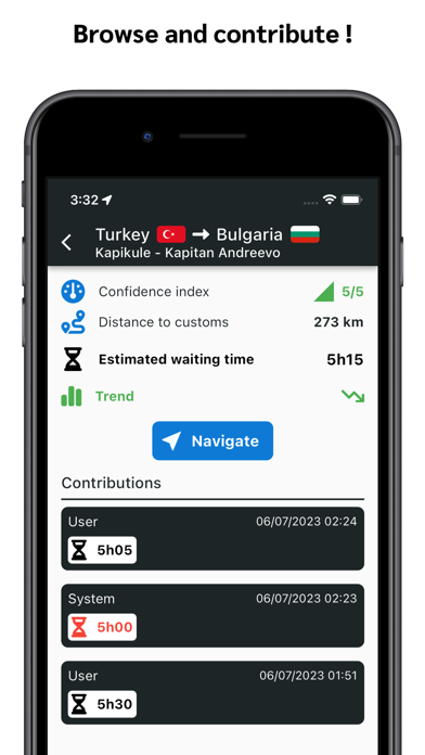 STD Sınır Trafik Durumu Screenshot