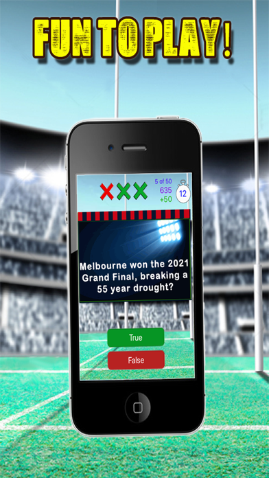 Aussie Rules Football Quiz Screenshot