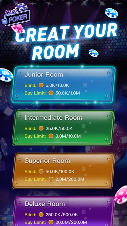 Face Poker - Live Texas Holdem