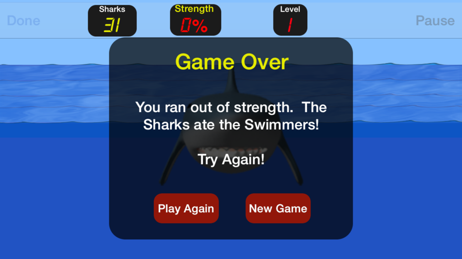 #4. Squishy Sharks Attack (iOS) 由: JS Digital Productions, Inc.