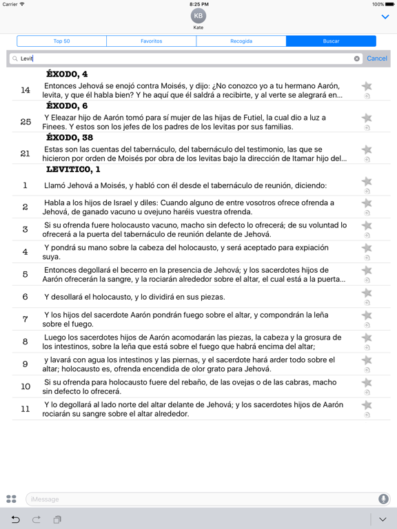Screenshot #6 pour Biblia citas para iMessage