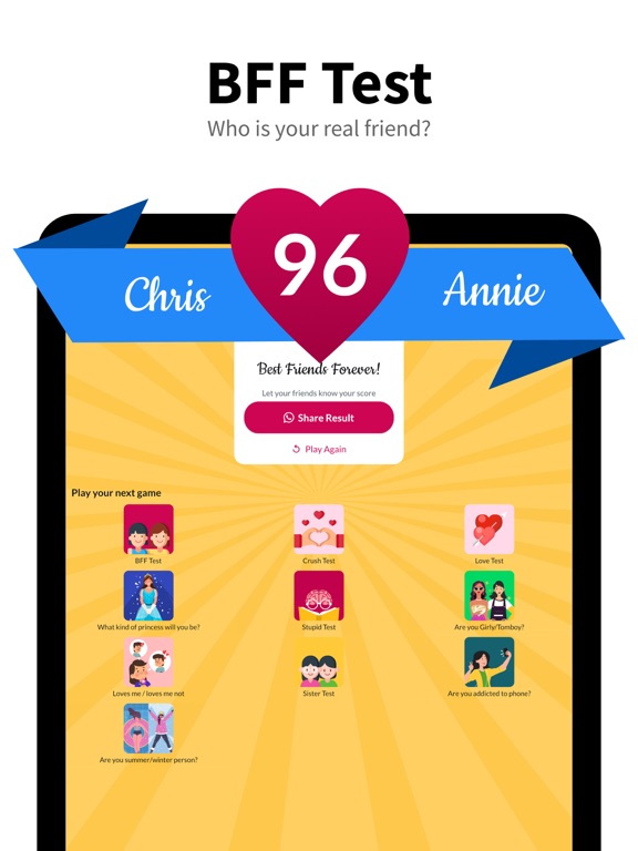 BFF Test: Best Friend Quizのおすすめ画像1