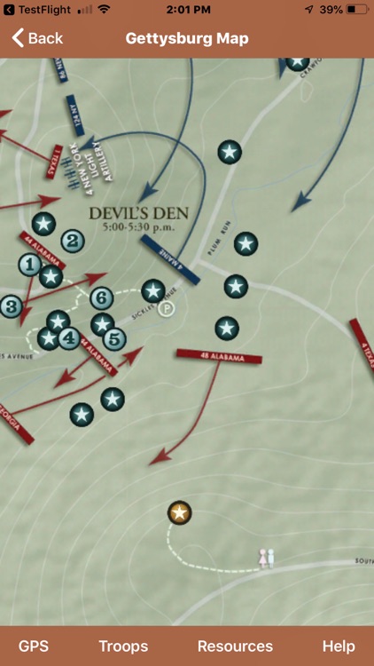 Gettysburg Battle App: July 2