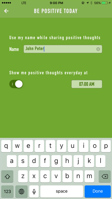 Positive Thinking Everyday Screenshot