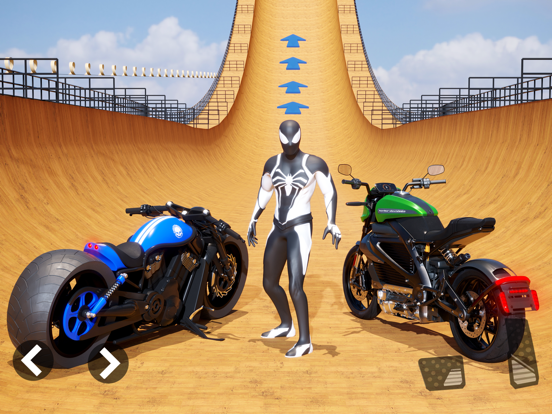 Stunts Motor Bike Super Heroes