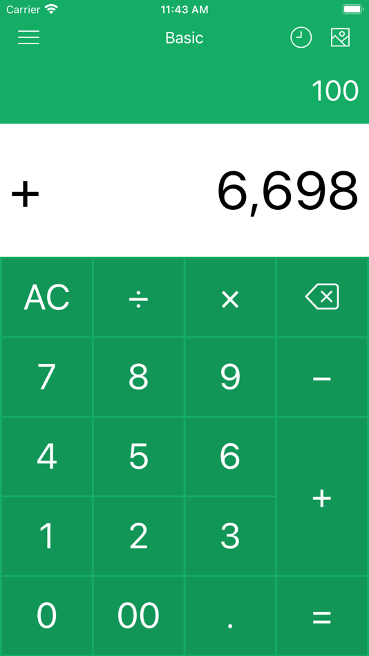 #4. Bamboo Calculator (iOS) 由: 煦 张