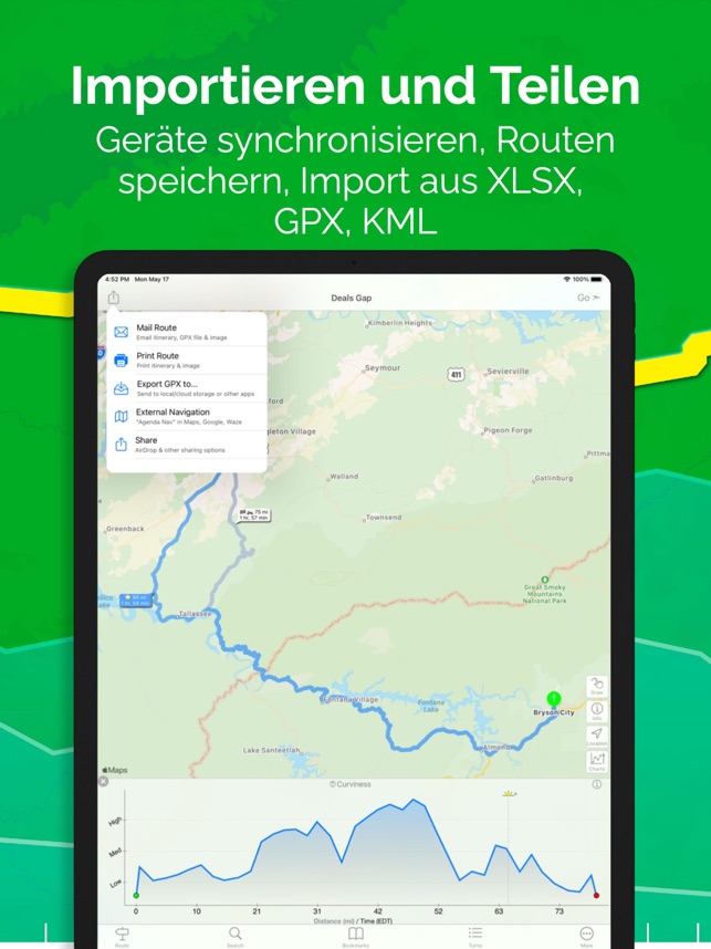 inRoute - Intelligente Routen im App Store