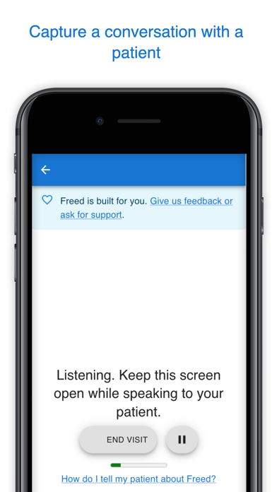Freed AI Medical Scribe Screenshot