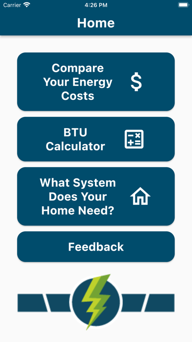 Electro HVAC Calculator Screenshot