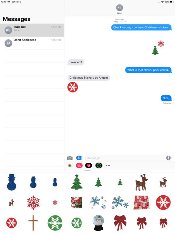 Screenshot #4 pour Christmas Stickers by Angelo