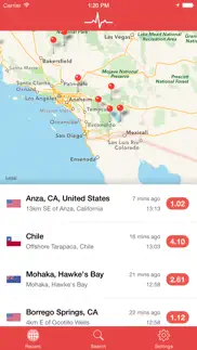 my earthquake alerts & feed iphone screenshot 3