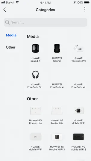 Скриншот HUAWEI AI Life на iPhone 4