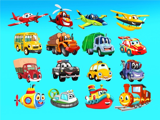 Cars for kids 2 -5  year olds iPad screenshot 5 - Education app