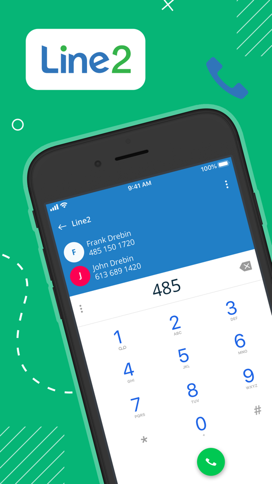 #1. Line2 - Second Phone Number (iOS) 由: J2 Web Services, Inc.