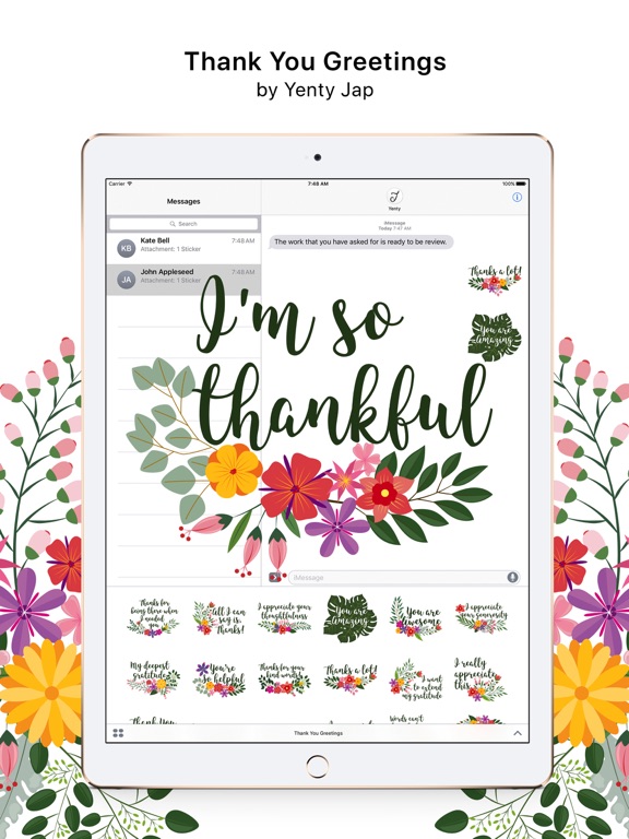 Screenshot #4 pour Thank You Greetings