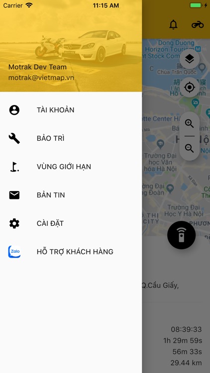 Vietmap Motrak screenshot-3