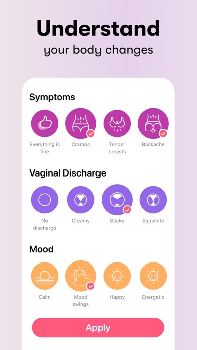 Flo - Menstruatie Kalender iPhone app afbeelding 4