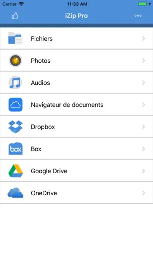 Capture d'écran de IZip - Zip Unzip Unrar sur iPhone 1
