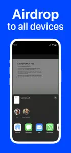 Files share for air drop screenshot #1 for iPhone