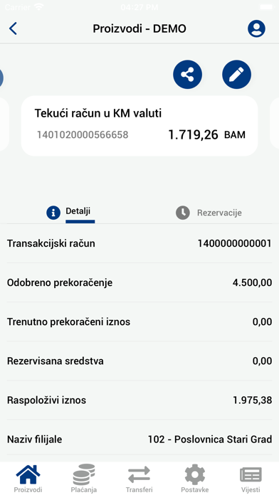 ASA Banka Mobile Banking Screenshot