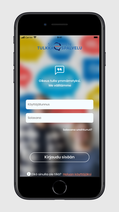Suomen Tulkkauspalvelu Screenshot