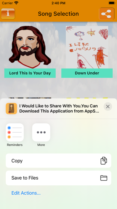 Bible Songs For Kids Offline Screenshot