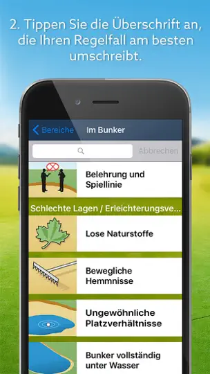 Screenshot von Expert Golf – IGolfrules auf dem iPhone 3