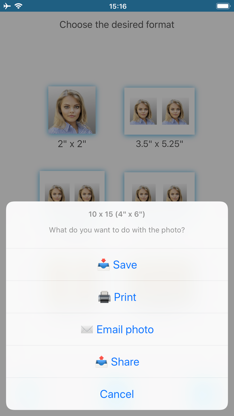 Biometric Passport Photo screenshot 3