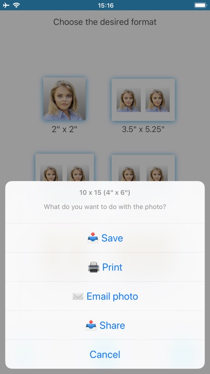 Biometric Passport Photo