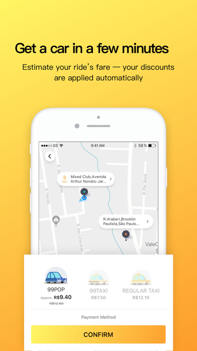 99 - Private drivers and Taxi Screenshot