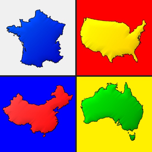 Maps of All Countries Geo-Quiz iOS App