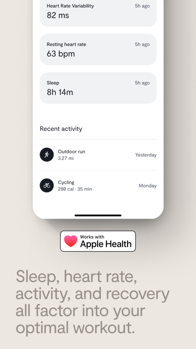 Tempo: Home Workout & Fitness Screenshot