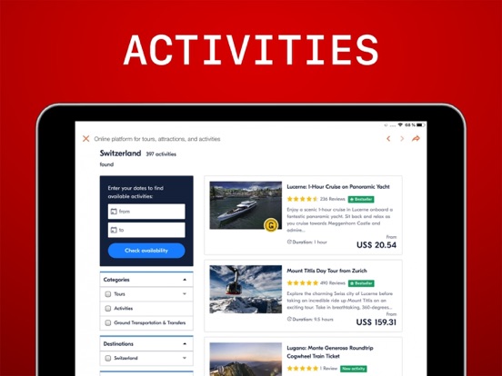 Switzerland Travel Guide iPad screenshot 6 - Navigation app