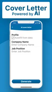 resume builder - cv app iphone screenshot 2