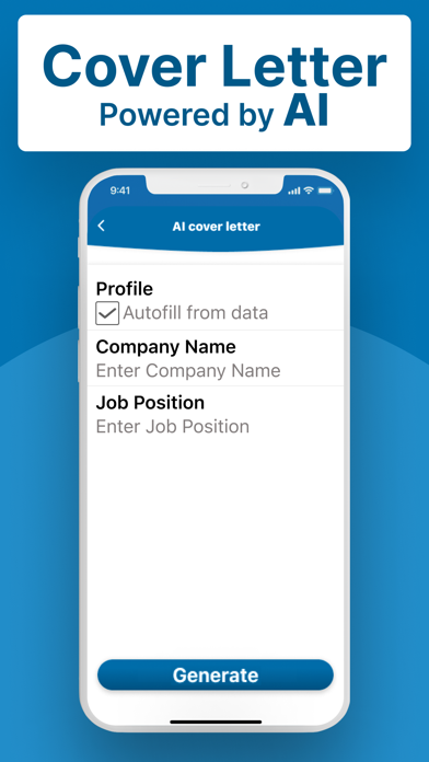 Resume Builder - CV APP Screenshot
