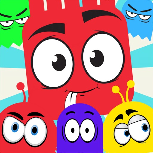 Monster Hop Cartoon Kid Puzzle iOS App