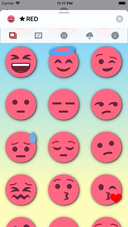 RED Emoji • Stickers screenshot-3