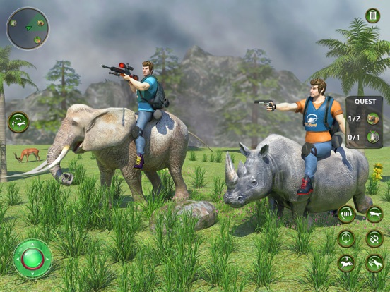 Screenshot #5 pour Lost Jungle Hunting Simulator
