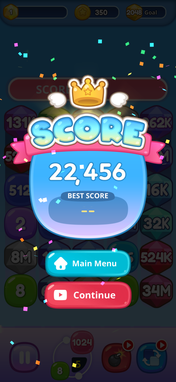 Блок выстрел 2048